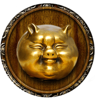 Pig Medallion